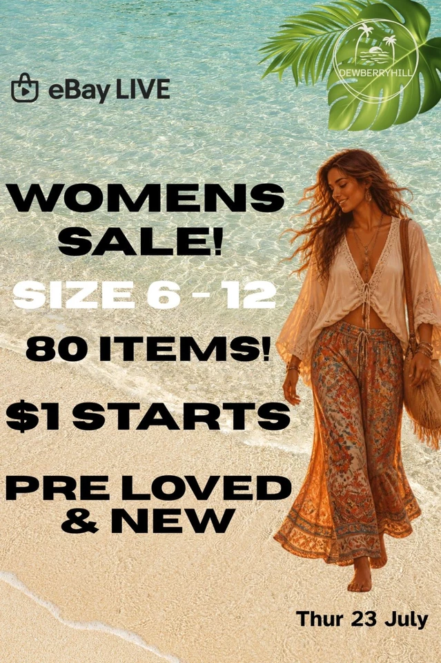 SALE! SALE! SALE! Womens Size 6 - 12 $1 Starts!