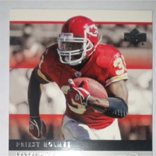 Upper Deck 2005 Rookie Debut Priest Holmes #48 Chiefs Rookie Football Card. rookie card picture