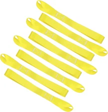 Soft Loop Tie Down Straps 12in 1800lb 8-Pk for ATV UTV Motorcycle & Scooter Sets