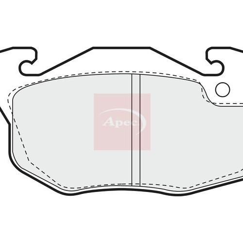 APEC Brake Pad Set, disc brake PAD920