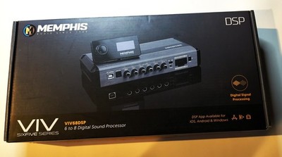 Memphis Audio VIV68DSP 6 In 8 out Car Digital Signal Processor with remote.