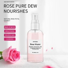 Eau de rose pour le visage tonique visage essence pétales de rose bio hydrata...