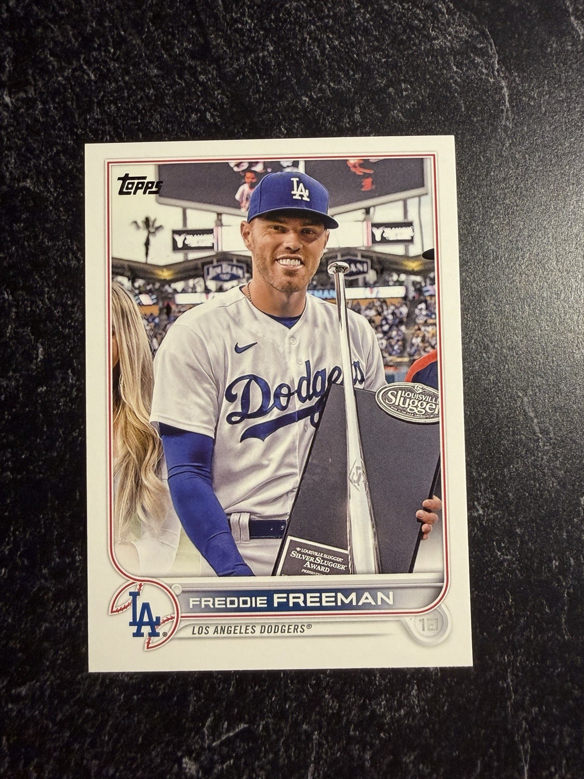 2022 Topps Update #US330 Freddie Freeman Image Variation SP LA Dodgers MVP