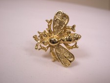 Flying Insect Bee Wasp SINGLE Vintage Cuff Link replacement lost/broken zg19