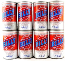 Qty. 8 Billy Beer Can Cold Spring Brewing Co. Top Opened Free Shipping