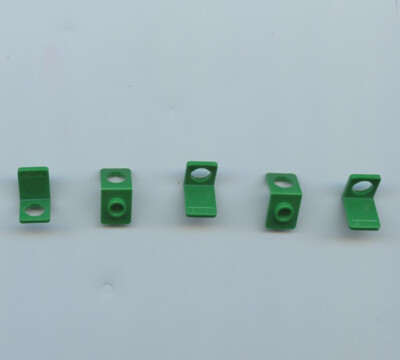 LEGO x 5 Green Minifigure, Neck Bracket Thin Back NEW accessory Island ...