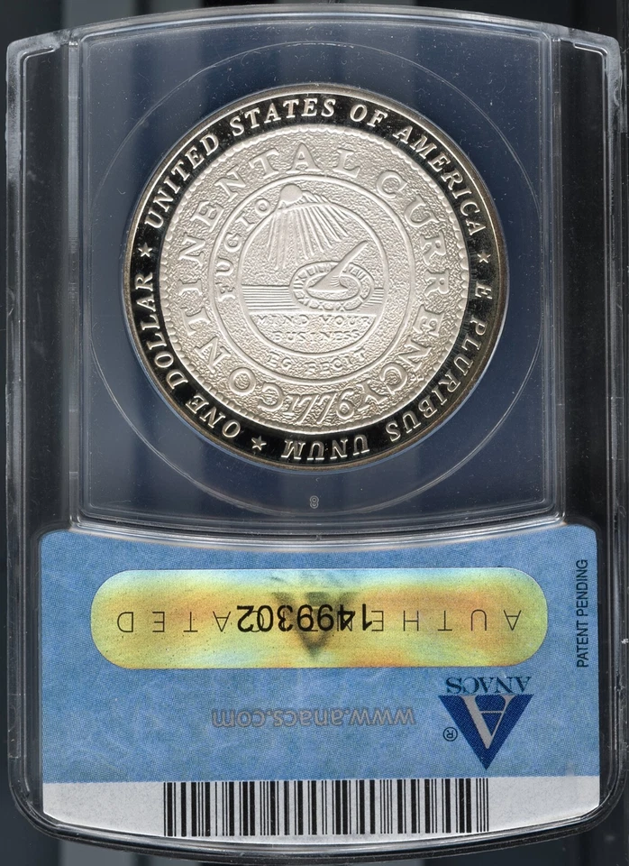 2006 P Silver $1 Founding Father Dollar PF 70 DCAM ANACS 1499302 + Bonus - Image 2 of 2