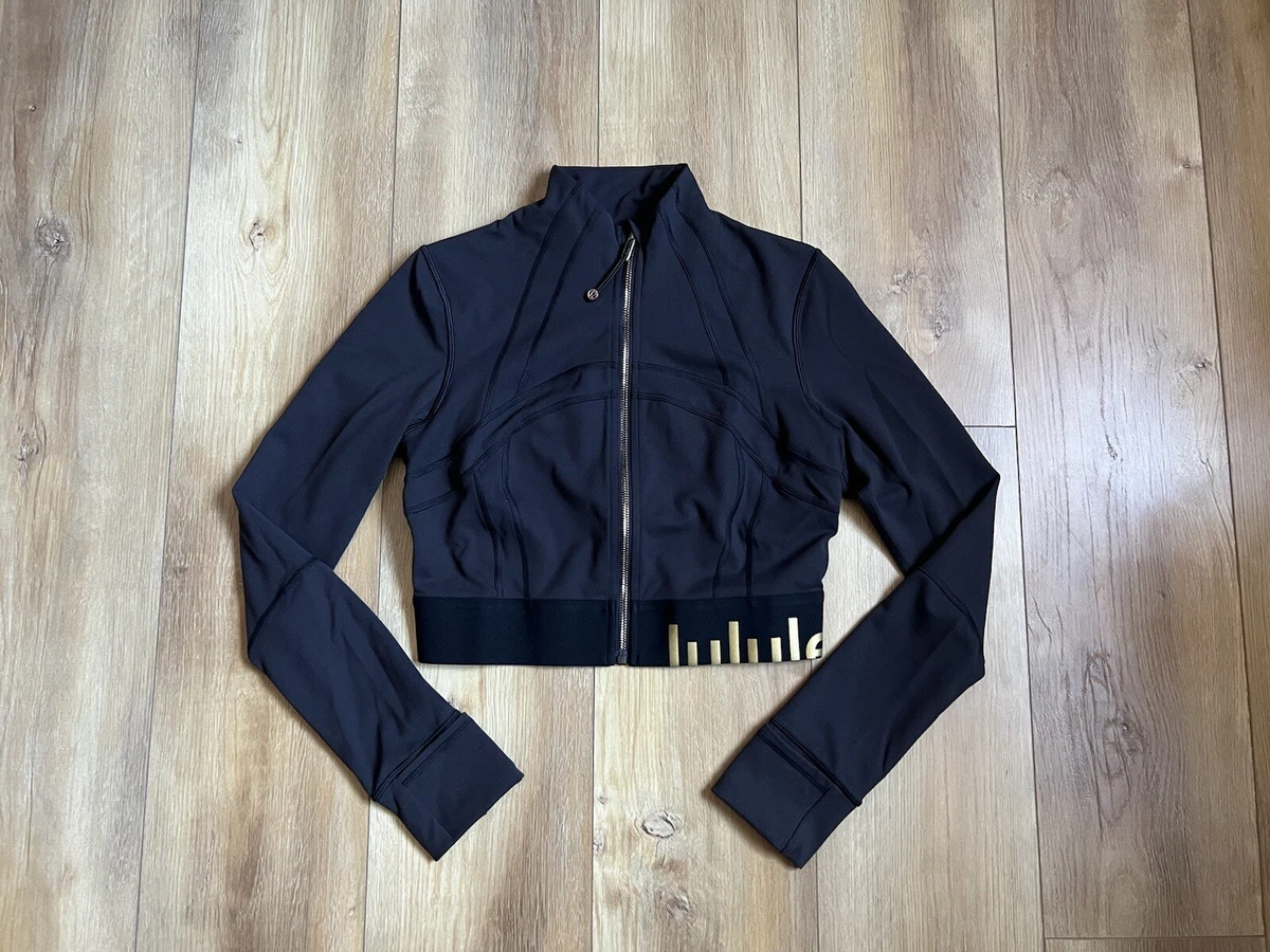 Lululemon Gold Special Edition Cropped Define Jacket Black 8