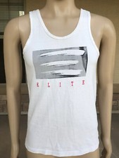Vintage 80s Nike Elite Tank Top Shirt Gray Tag USA Made Size Small 35-37 Bred