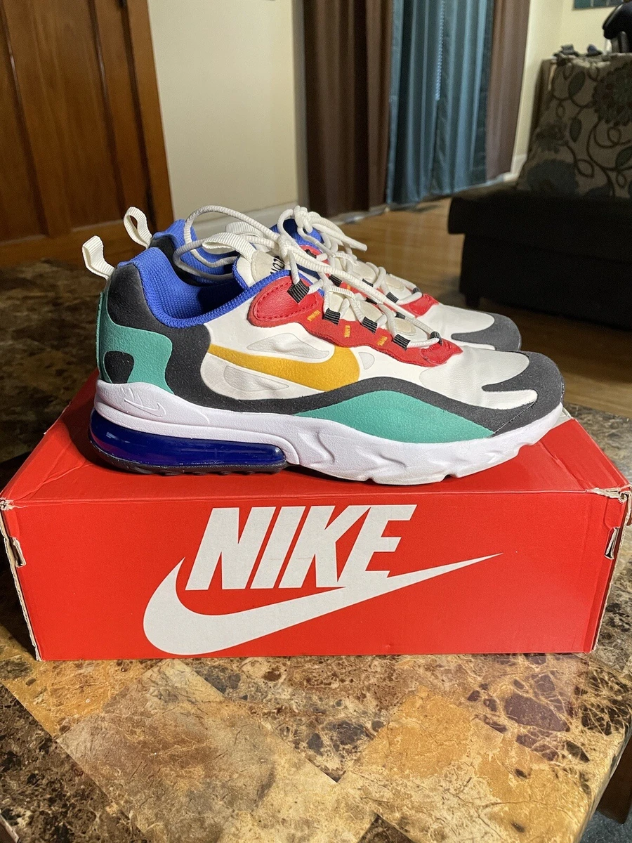 pedestal Ingresos Mira Nike Air Max 270 React Phantom Multi-Color (GS) 6y | eBay