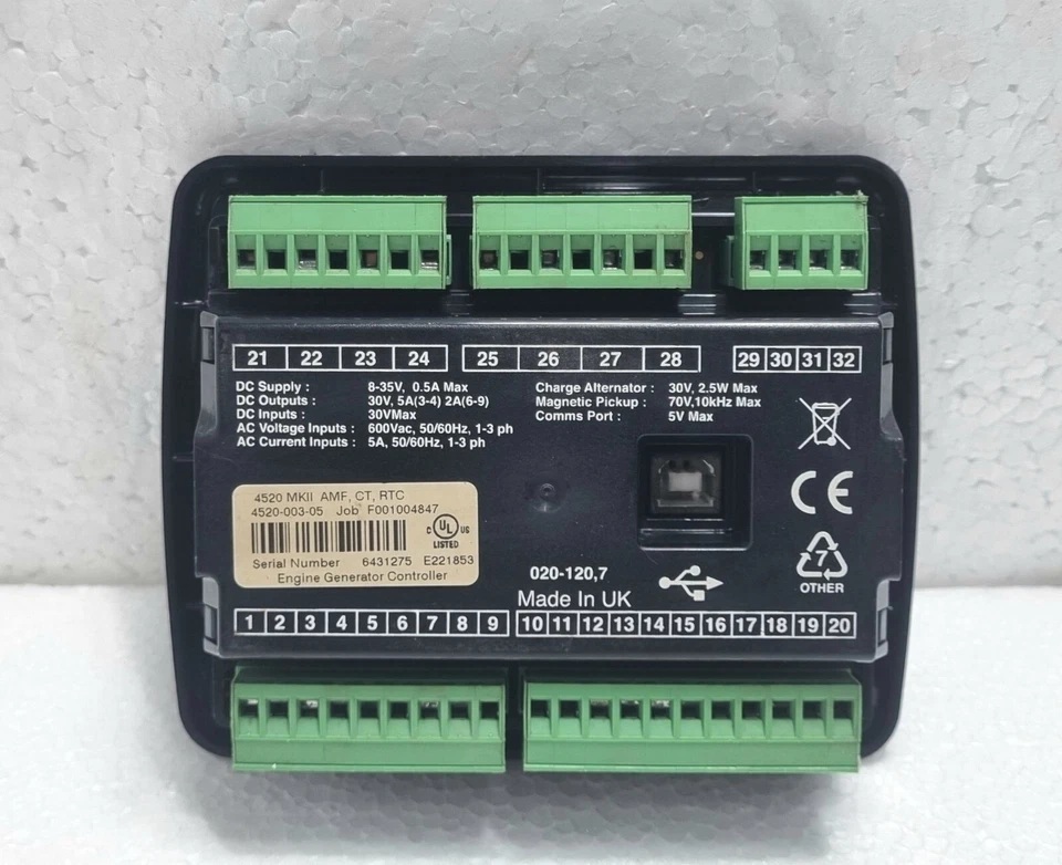 DSE Deep Sea Electronics 020-120,7 Motor Generator Kontroll- 4520 Mkii AMF - Bild 2 von 4
