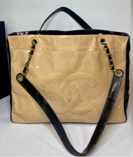 CHANEL Coco Chain Tote Bag Large Rare Style Authentic