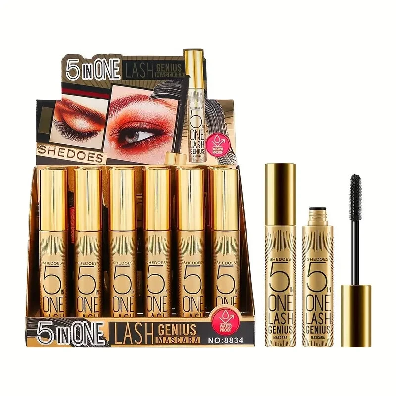 Shedoes Volumizing &Lengthening Mascara Waterproof, Smudge-Proof, Long-Lasting