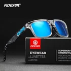 KDEAM Square Polarized Sunglasses Men Women Sport Fishing Driving Glasses UV400