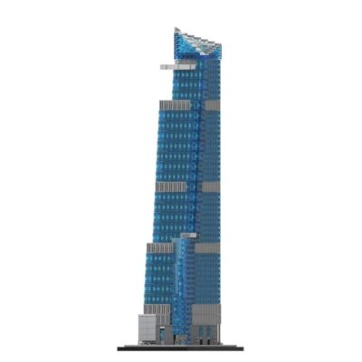 MOC-183374 The Sixth-tallest Skyscraper 1/800 Scale 3088 Pieces Good Quality