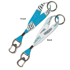 Danica Patrick 2016 Wincraft #10 Nature's Bakery Key Strap Bottle Opener FREE