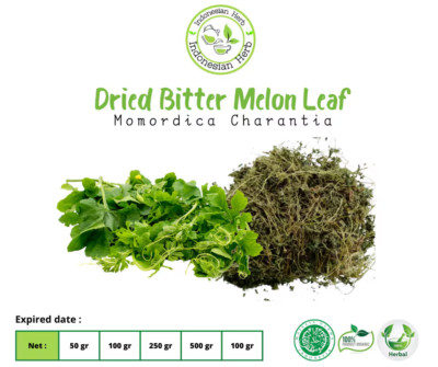 Dried Bitter Melon Leaf /  Momordica Charantia Premium Fresh Organic Herb Spices
