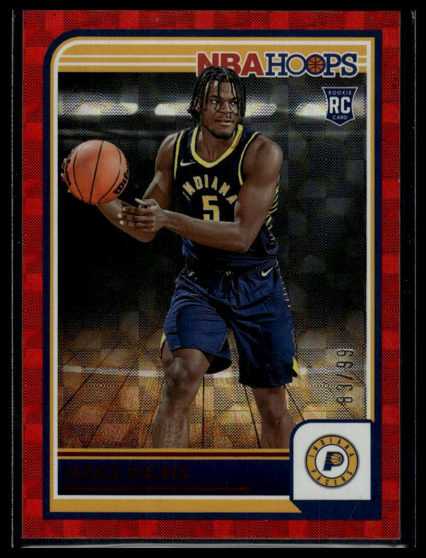 2023-24 Hoops #251 Jarace Walker Hyper Red /99