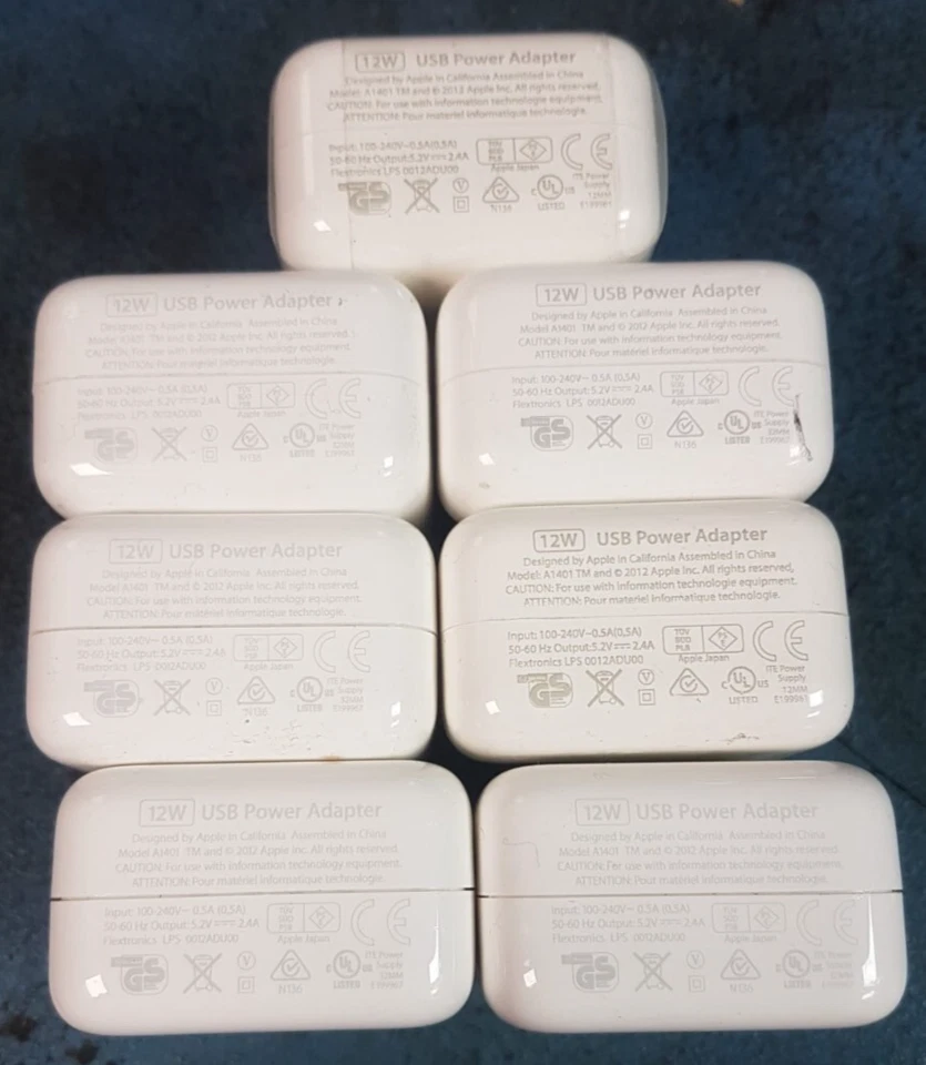 Genuine Apple A1401 iPod  USB Main Charger 5V 2.4A Power Adapter NO PLUG 12W - Image 4 of 4