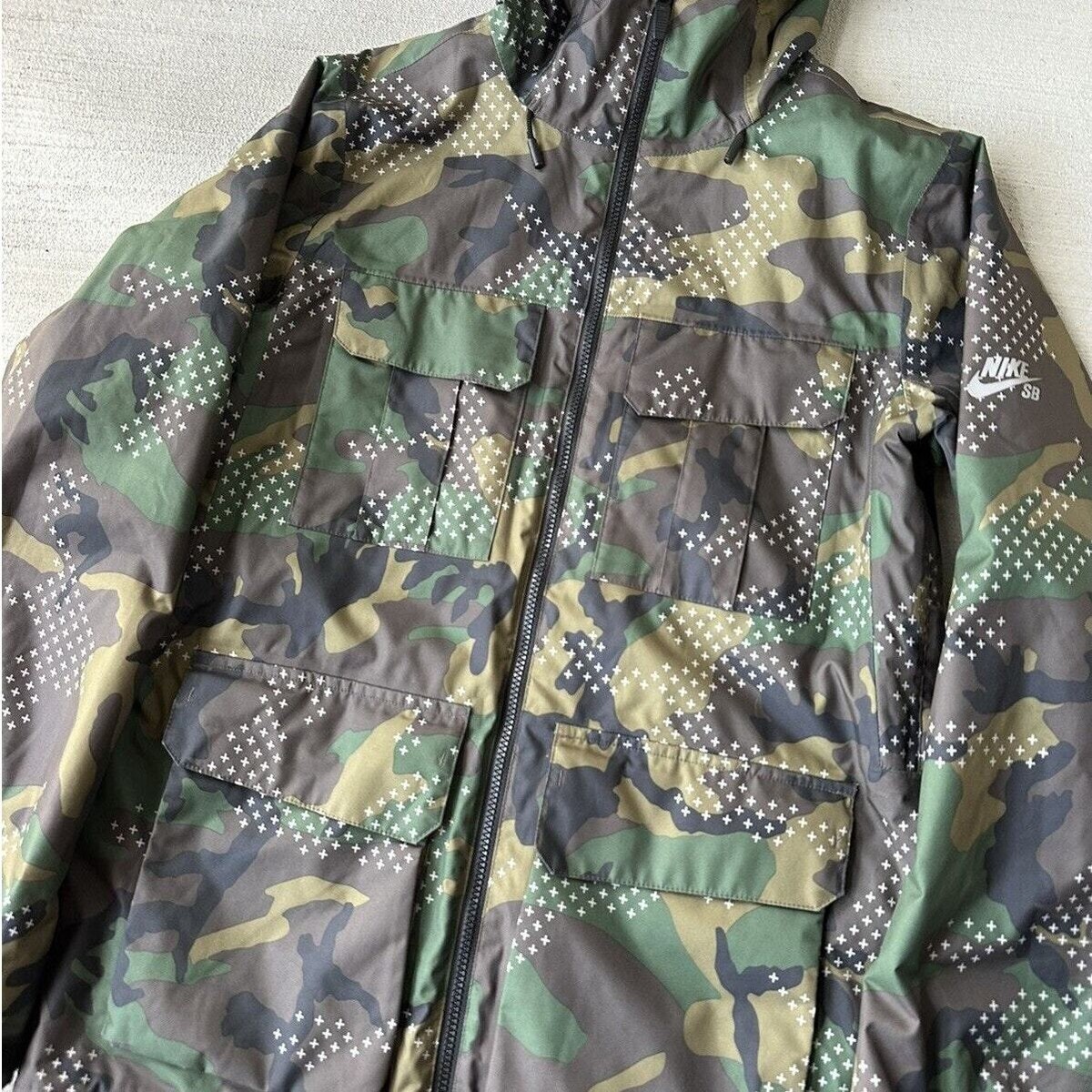 Nike Camo SB Empire Jacket Mens Size XS Snow Snowboard Ski | eBay