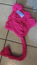 Claire's Girls Pink Knit Hat - One Size - 100 Acrylic - NWT  G 71 