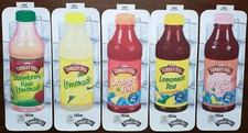 (5) Royal Vendors Chameleon "Turkey Hill" 18oz Bottle Vend Labels (Flavor Strip)