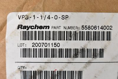 Raychem VPB-1-1/4-0-SP Heat Shrink Tubing, Flexible 1.250'' (31.75mm) 2 to 1, 2ft