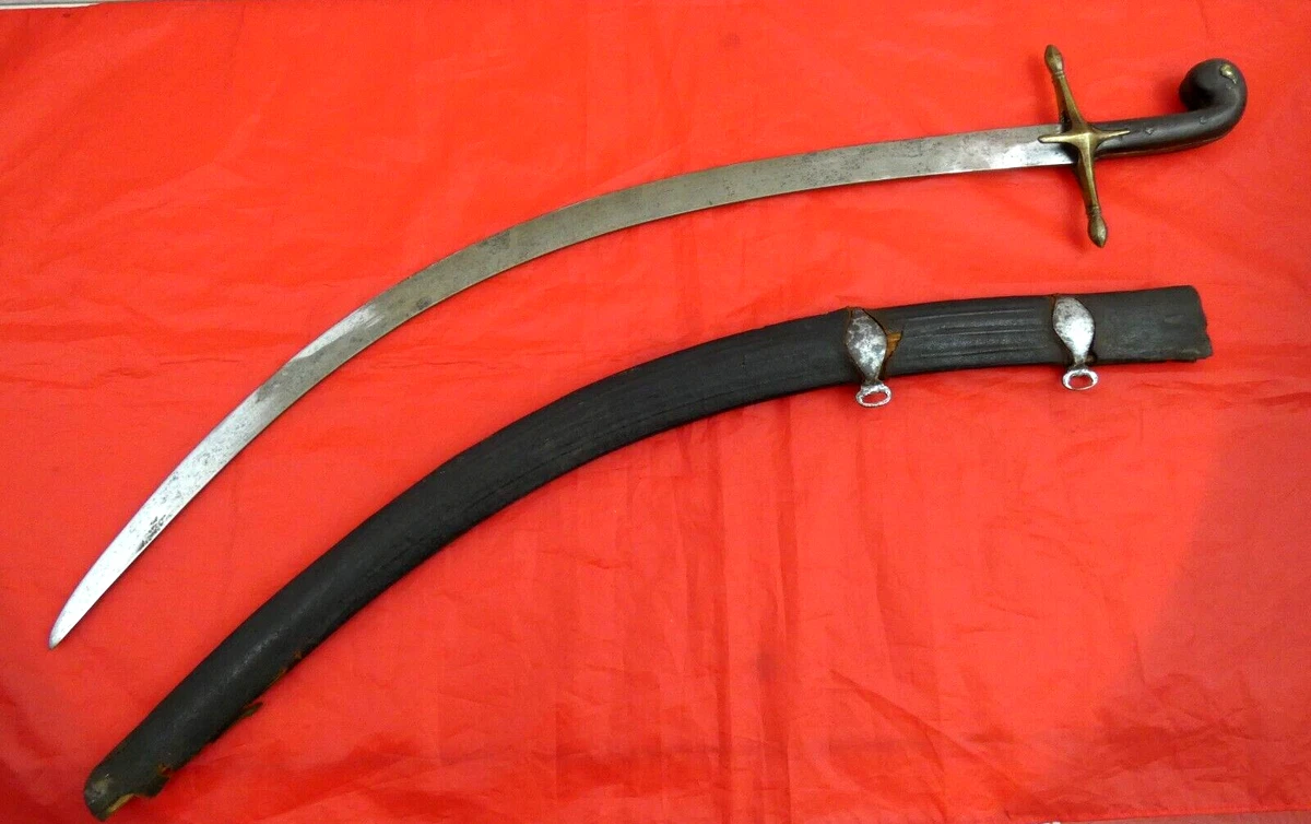 LARGE ANTIQUE ISLAMIC SHAMSHIR SWORD TURKISH OTTOMAN Eastern Dagger Blade  Knife | eBay