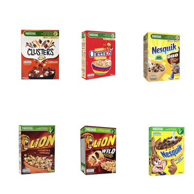 Nestle Cereals in 6 Fantastic Flavor 