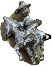 Cufflinks Cuff Links Men Fashion Man Riding Donkey Vintage Retro 