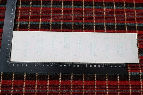 NATIONAL WELSH VINTAGE BUS STICKER SIGN LABEL 30x6.5cm. New old stock - Picture 2 of 2