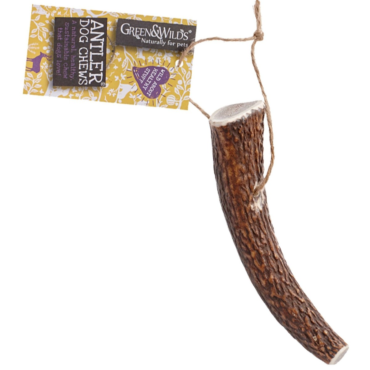 Green Wilds Original Antler Dog Chew Large UK