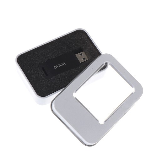 Tinplate U Disk Small Square Box Badge Gift Metal Packaging Box U Disk Large _pw - Photo 5/16