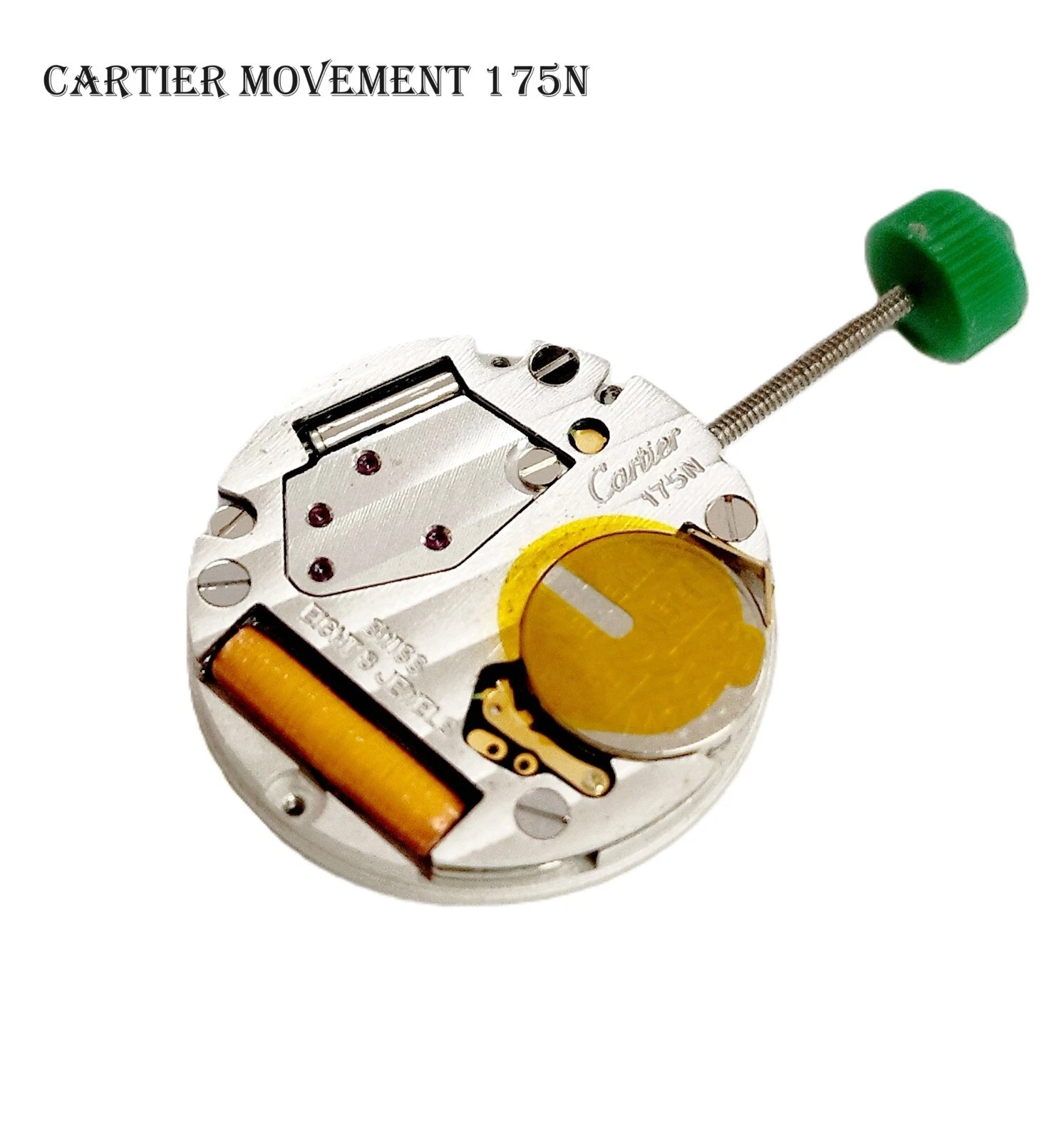 Cartier — Cartier Watch Quartz Movement 175N Date at 3 Position, Two hands. Geniune