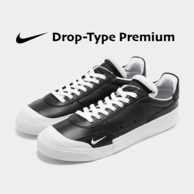 nike drop type white black