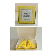 Tea Forte 2-pack Boxed Tea Sampler (English Breakfast, Blueberry Merlot) Organic