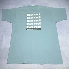 Vintage 1990s Bands Of America Play Well March Hard Music T-Shirt Size XL
