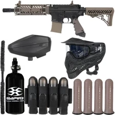 Tippmann TMC Rivalry Paintball Gun Package Kit - (Black/Tan)