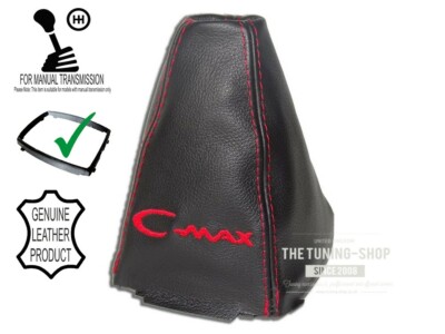 For Ford C-Max 2010-16 Gear Gaiter Leather With Frame Multicolor Embroidery