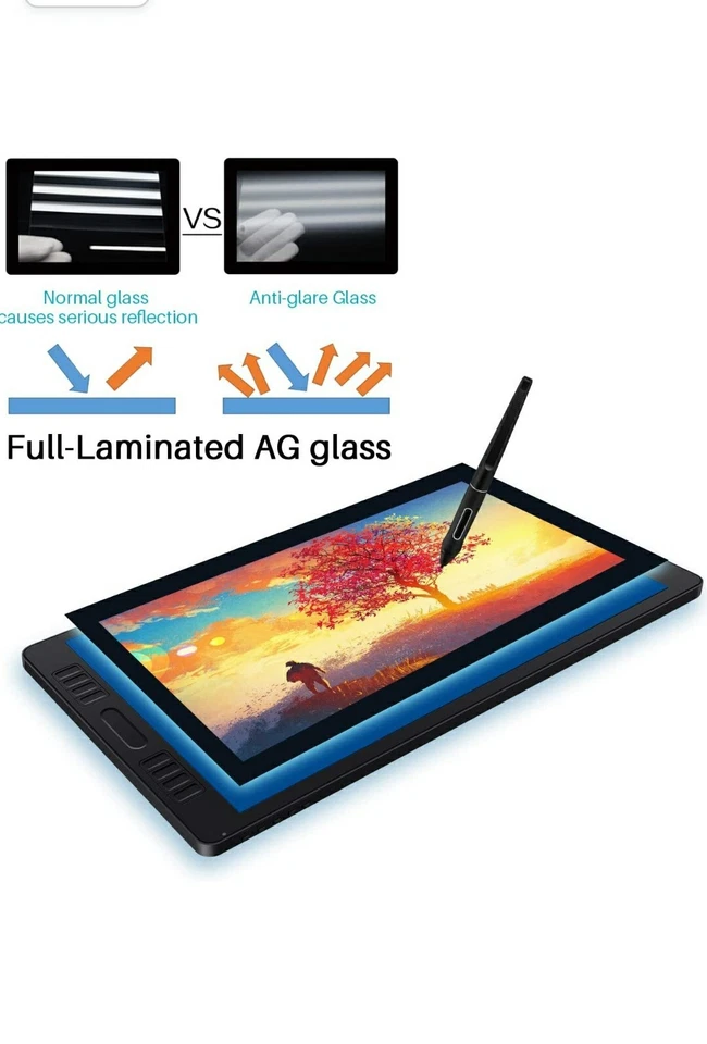 HUION Kamvas Pro 20 Graphic Drawing Monitor 19.5 Inch - Upgraded Version  - Image 3 of 4