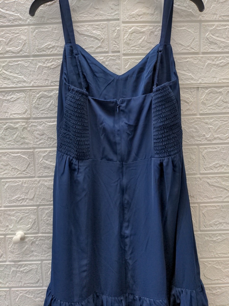 grasby mini dress blue Royal Blue Floral Slip Mini Dress – Gabi Swimwear main image 0