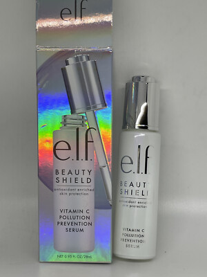 NIB ELF Beauty Shield Prevention Serum, Pollution, Vitamin C - 0.95 fl oz, 28m!!