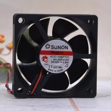 SUNON KDE1206PTV1 6025 DC12V 1.8W 2-wire silent cooling fan