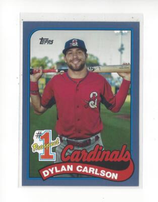 2020 Topps Update Prospects Blue #P27 Dylan Carlson Rookie Cardinals