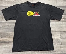 Vintage Toy Machine Skateboard Shirt Mens Size Large Grip It and Rip It Black