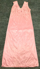 Vintage Glencraft Nightgown Medium Pink Lightweight ILGWU Long Union Made
