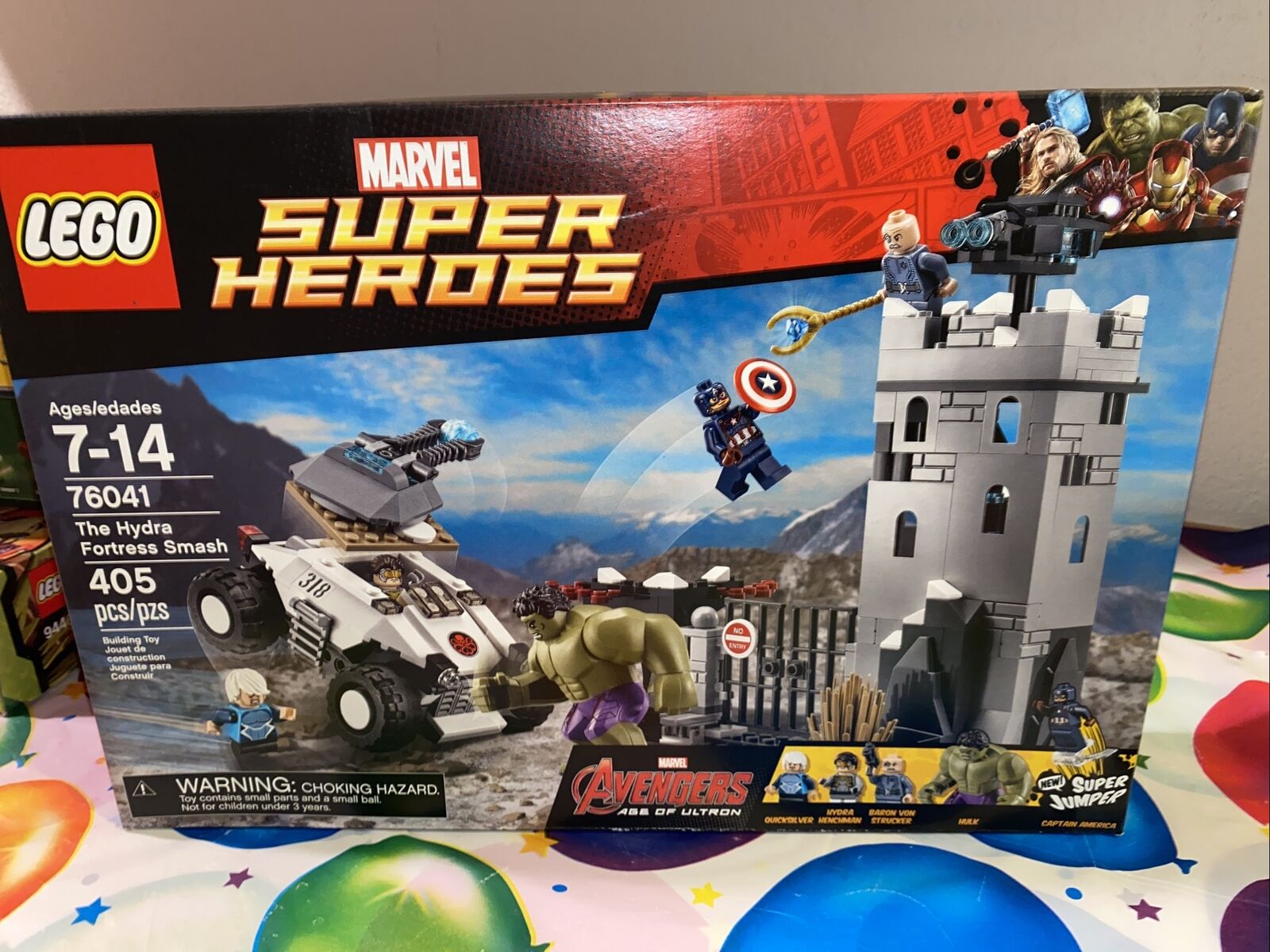 NEW/Sealed LEGO Marvel Super Heroes 76041 - Hydra Fortress Smash (Hulk)