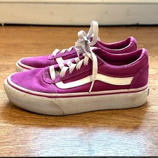 Purple Vans Off the Wall Classic Sneakers Women's 6.5 Medium/Excellent Condition
