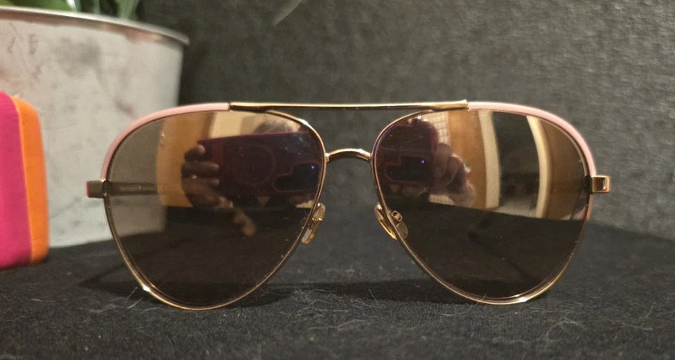 Kate Spade Marissa S 金色/粉红色飞行员镜太阳镜阴影显示 — 第 2/4 张图片