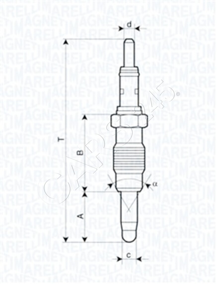 Glow Plug Fits FIAT Doblo Cargo Mpv Palio Weekend Punto Van Strada 46751764